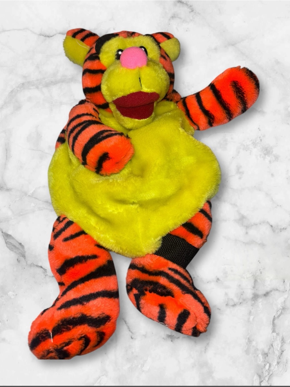 Vintage kids tiger plush backpack, y2k, kidcore , disney